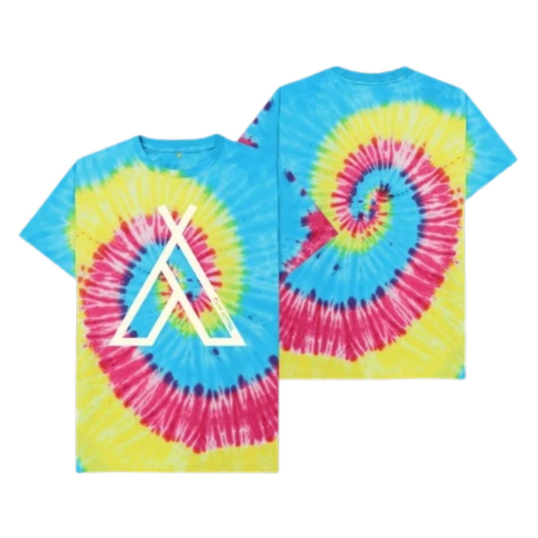 Camp Bestival Tipi Bright Tie Dye T-Shirt