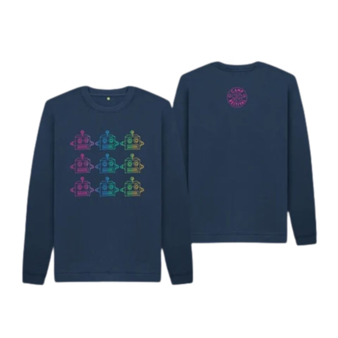 Camp Bestival Lovebot Head Sweatshirt