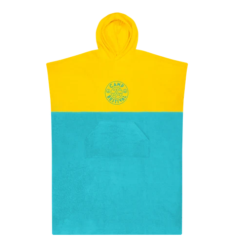 Adult Towel Yellow and Teal